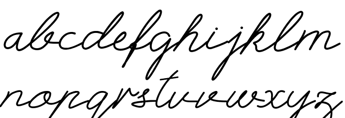 Selfilla Font LOWERCASE
