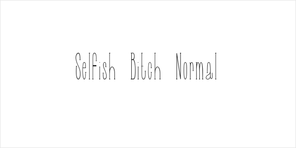 Selfish Bitch Normal Logo