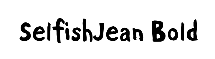 SelfishJean Bold  नि: शुल्क फ़ॉन्ट्स डाउनलोड