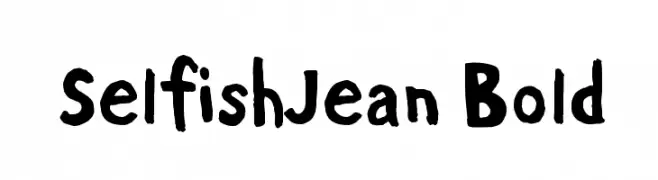 SelfishJean Bold  नि: शुल्क फ़ॉन्ट्स डाउनलोड
