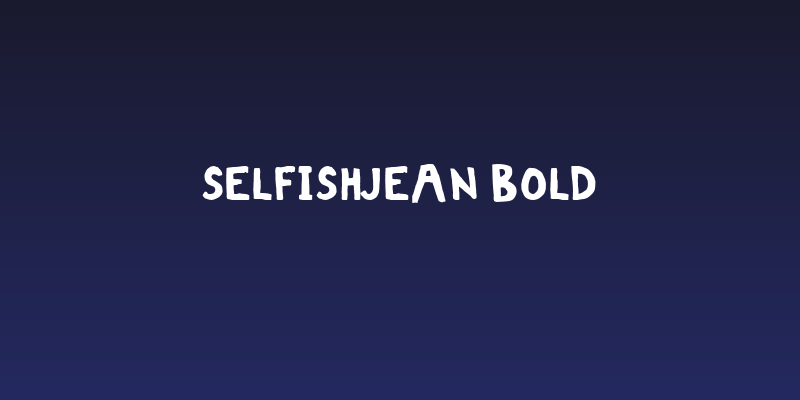 SelfishJean Bold Social Header