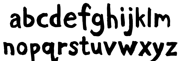 SelfishJean Bold Font LOWERCASE