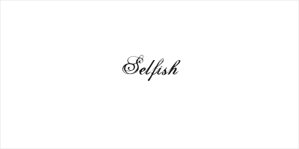 Selfish Logo