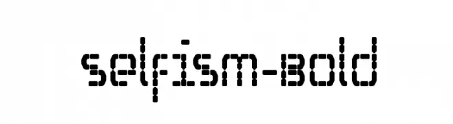 Selfism-Bold  Frei Schriftart Herunterladen