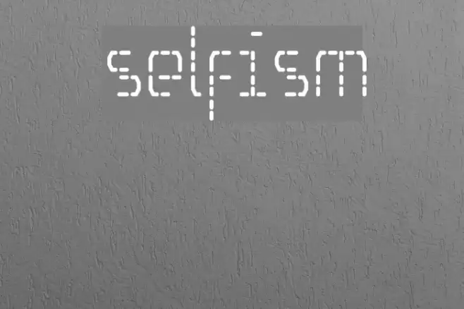 Selfism Font examples