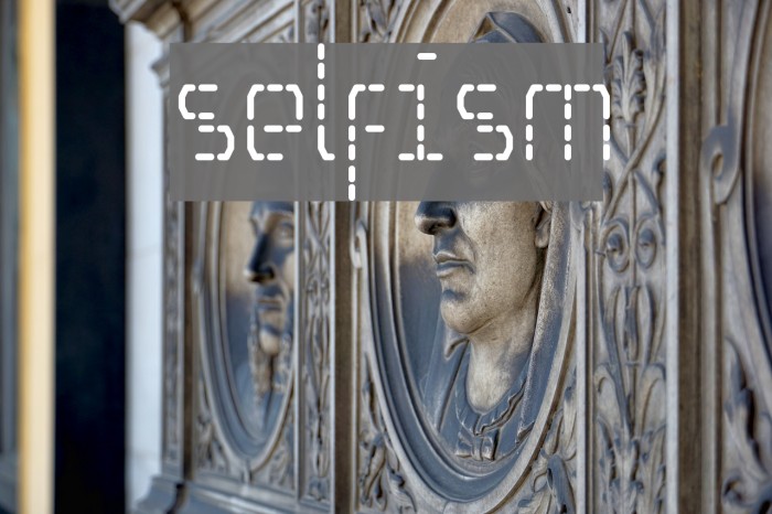Selfism Font examples