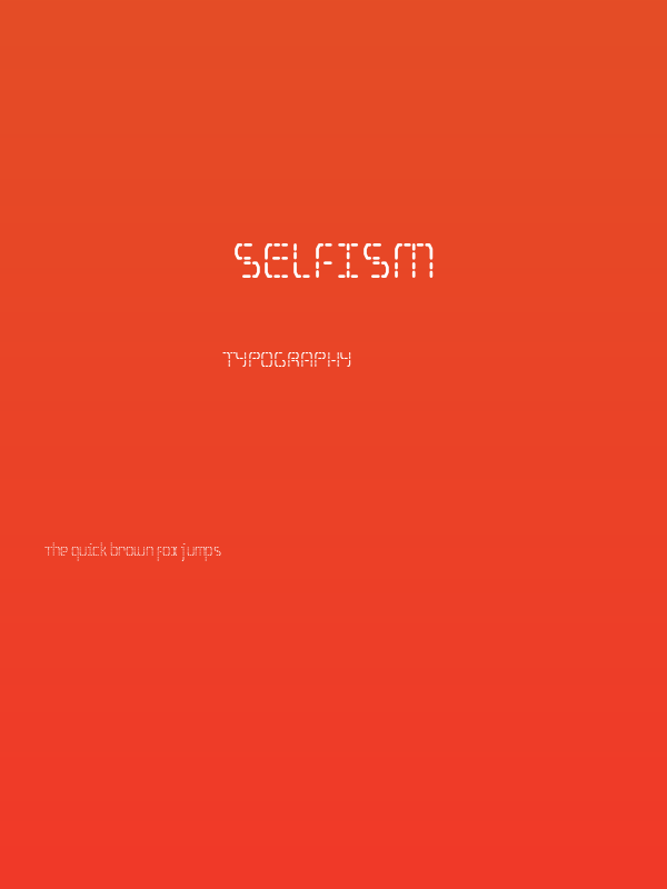 Selfism Poster