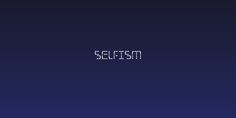 Selfism Social Header