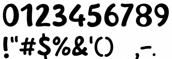 Selftudy Шрифта ДРУГИЕ символов