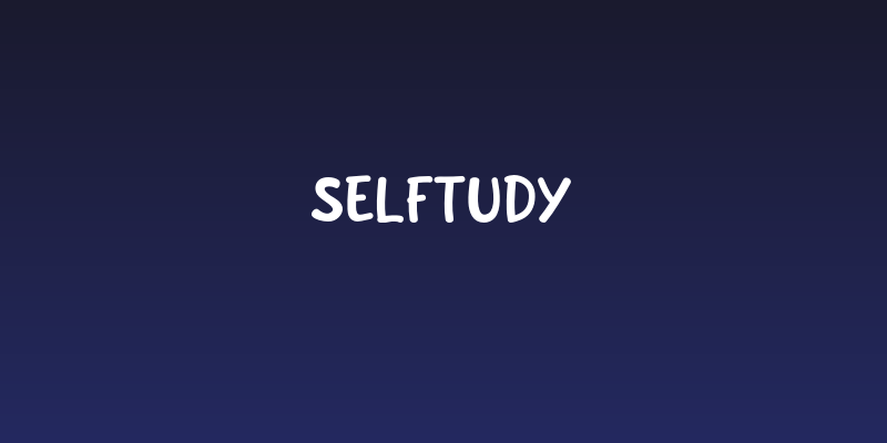 Selftudy Social Header
