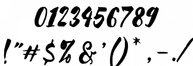 Selima Font OTHER CHARS