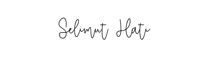 Selimut Hati  フリーフォントのダウンロード
