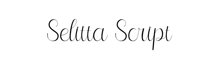 Selitta Script  لخطوط تنزيل
