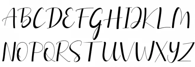 Selitta Schriftart Groß