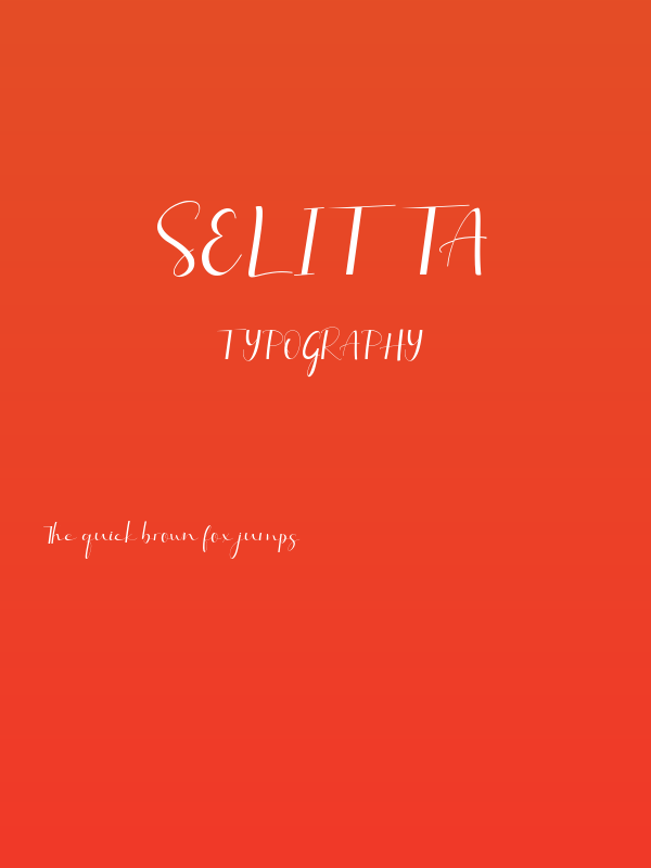 Selitta Poster