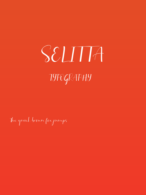 Selitta Poster