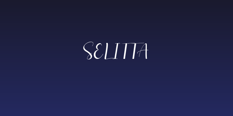 Selitta Social Header