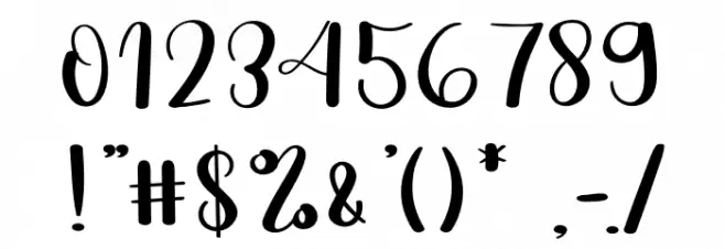 Sella Font OTHER CHARS