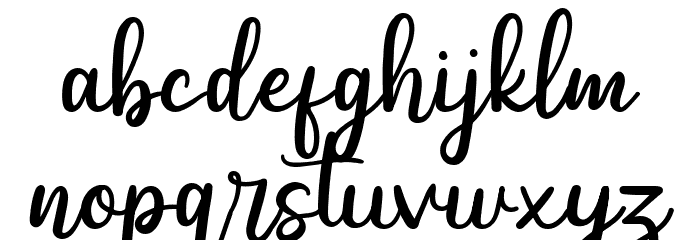 Selldon Font LOWERCASE