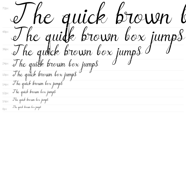 Sellebeew Italic Waterfall