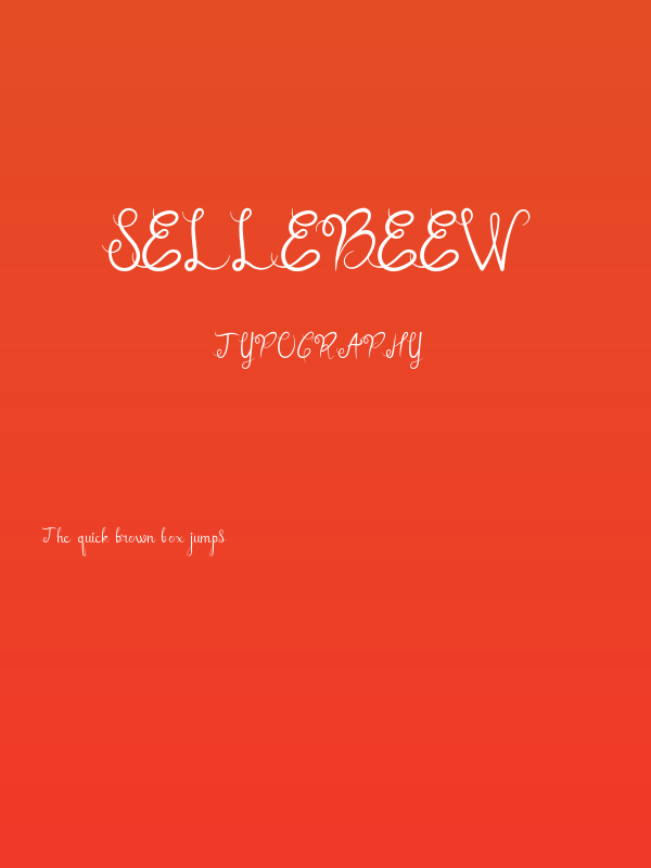 Sellebeew Poster