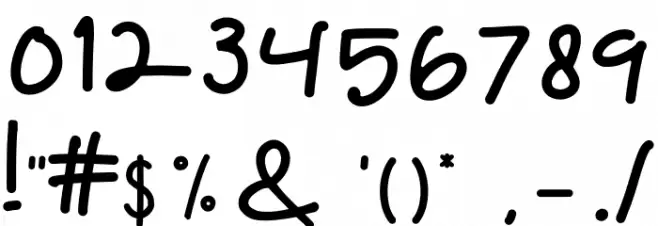 Sellia Font OTHER CHARS