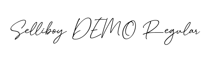Selliboy DEMO Regular  Frei Schriftart Herunterladen