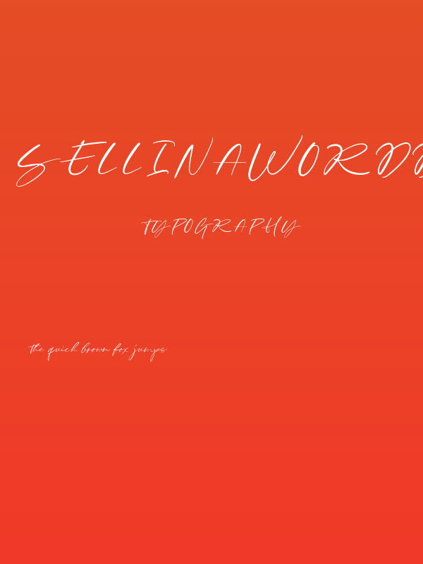SellinaWordDEMO Poster