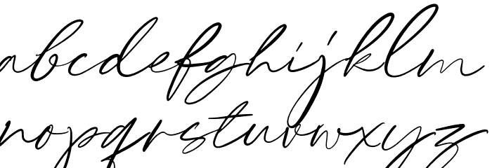 SellinaWordDEMO Font LOWERCASE