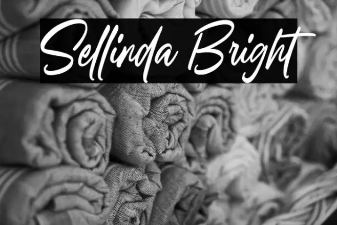Sellinda Bright 字体 examples