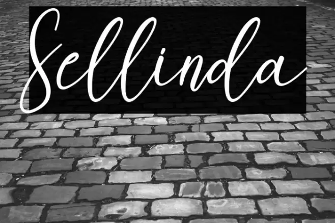 Sellinda Font examples