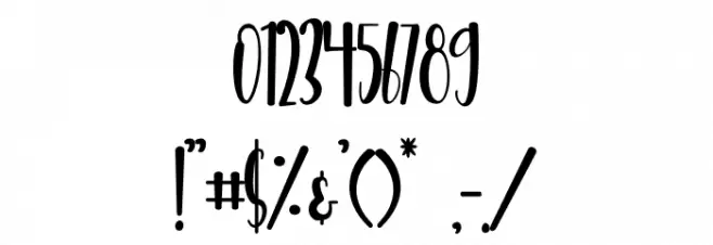 Sellomita Font OTHER CHARS