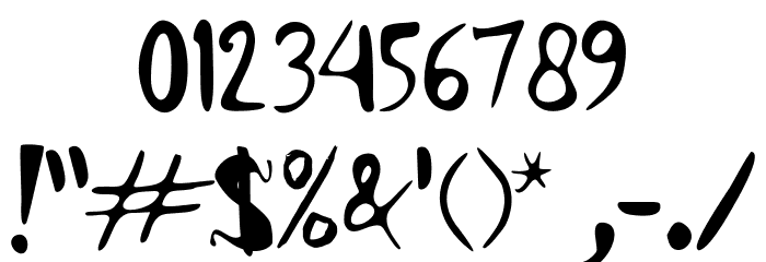 Sellower Font OTHER CHARS