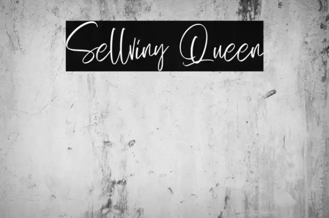 Sellviny Queen Font examples