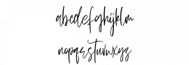 Sellviny Queen Font LOWERCASE
