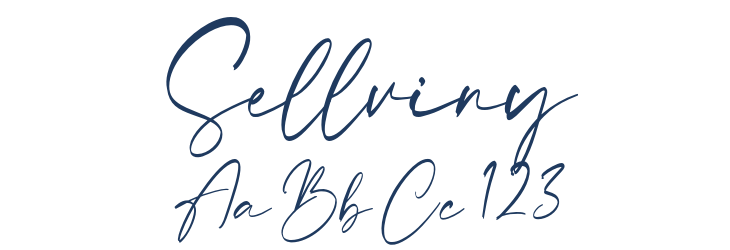 Sellviny Font Preview