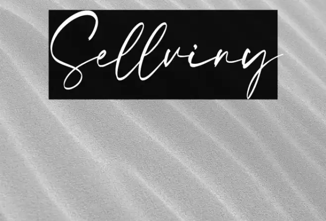 Sellviny Font examples