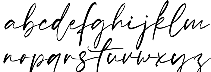 Sellviny Font LOWERCASE