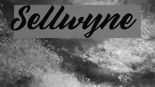 Sellwyne Font examples