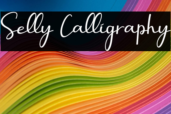 Selly Calligraphy Example 3