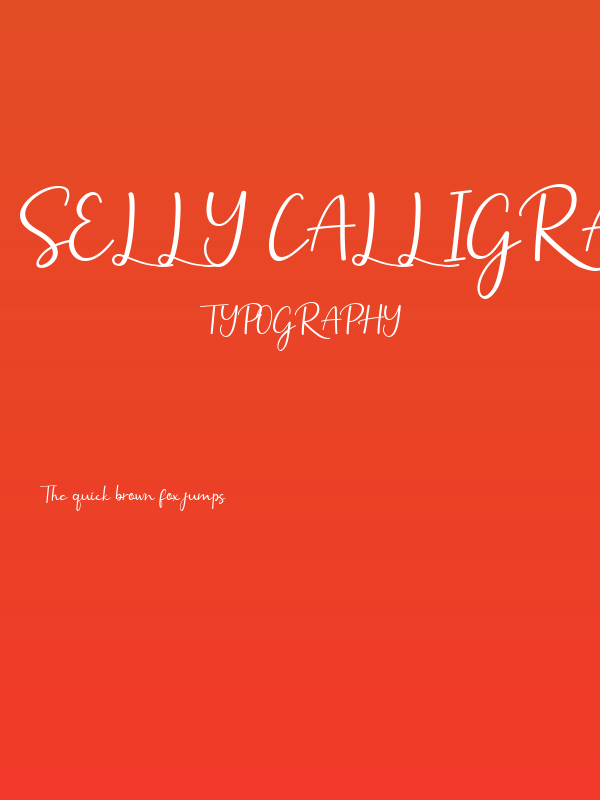 Selly Calligraphy Poster