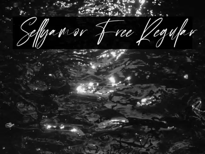 Sellyamor Free Regular フォント examples