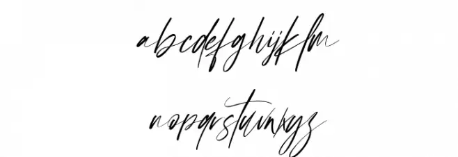 Sellyamor Free Regular フォント 小文字