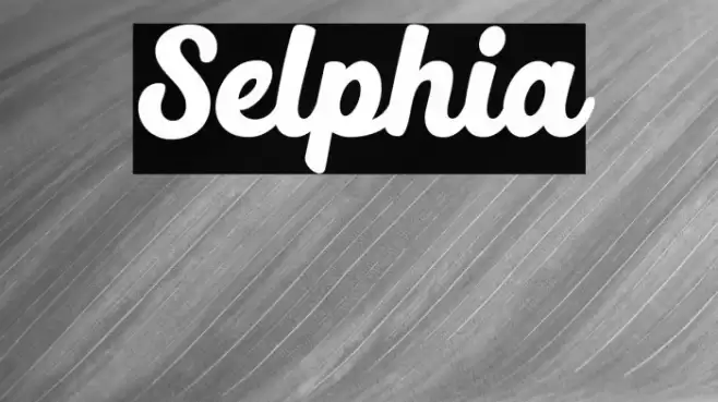 Selphia Font examples