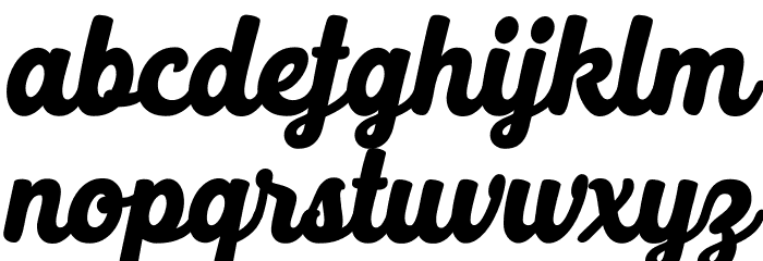 Selphia Font LOWERCASE