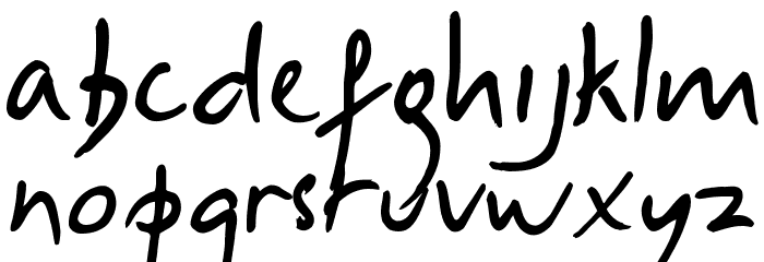 Selus Font LOWERCASE