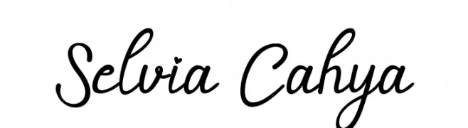 Selvia Cahya  تنزيل الخطوط