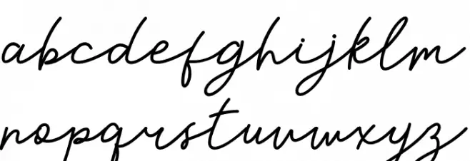 SelvilliaDreamerDEMO Schriftart Kleinbuchstaben