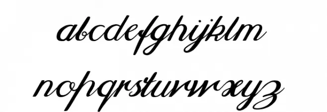 Selya Font LOWERCASE