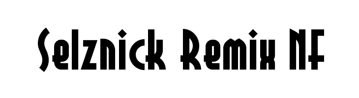 Selznick Remix NF Font